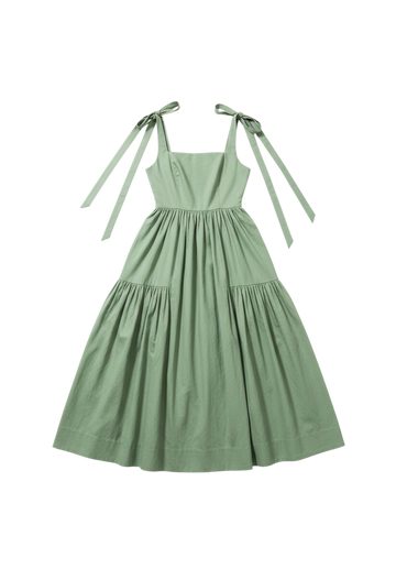 The Cozette Dress in Juniper
