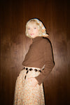 The Audrey Turtleneck Sweater in Mocha - PREORDER