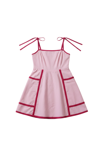 The Jane Dress in Pink Bloom & Berry Cloth