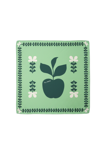The Apple Blossom Silk Scarf