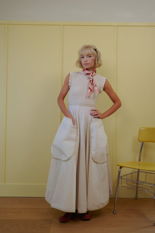 The Margot Dress in Natural
